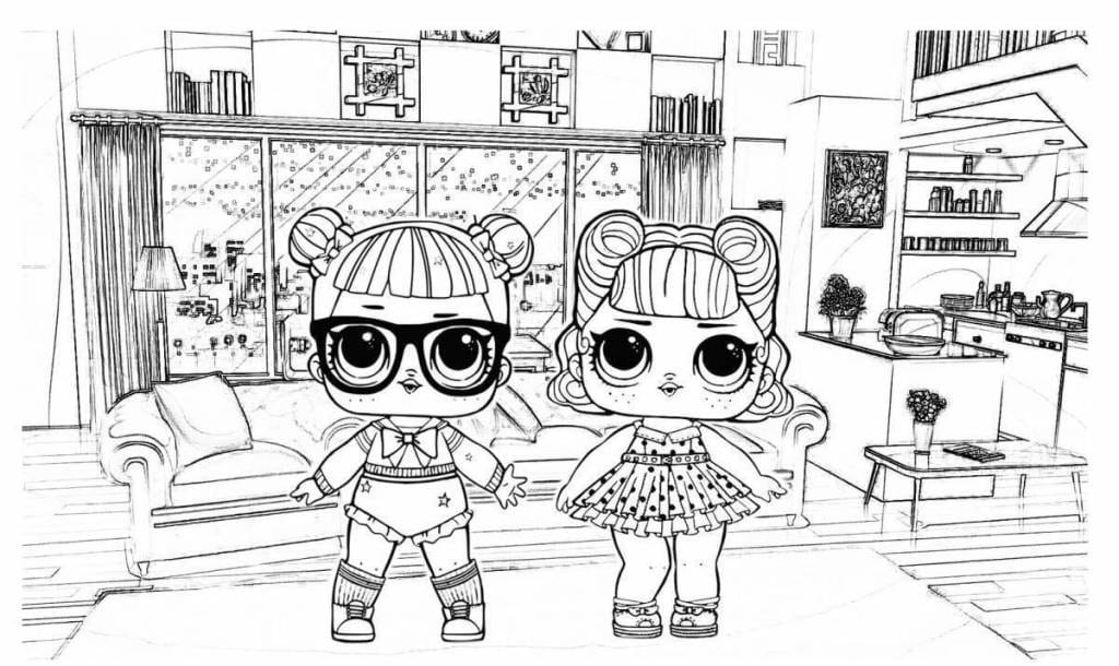 LOL Mama Doll coloring page.