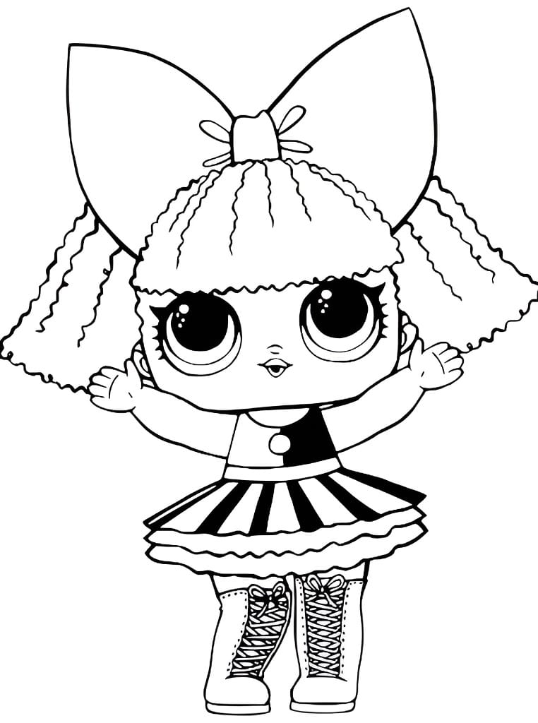 LOL Pranksta Doll coloring page.