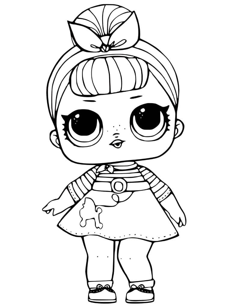 LOL Sis Swing Doll coloring page.