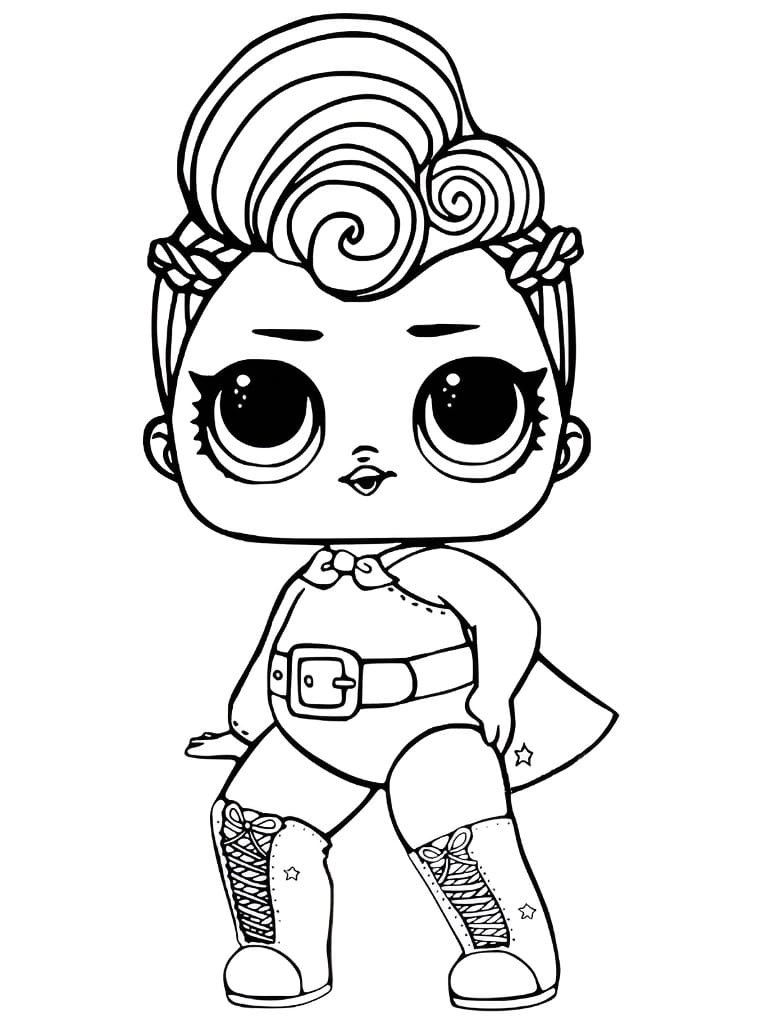 LOL Stardust Queen coloring page.