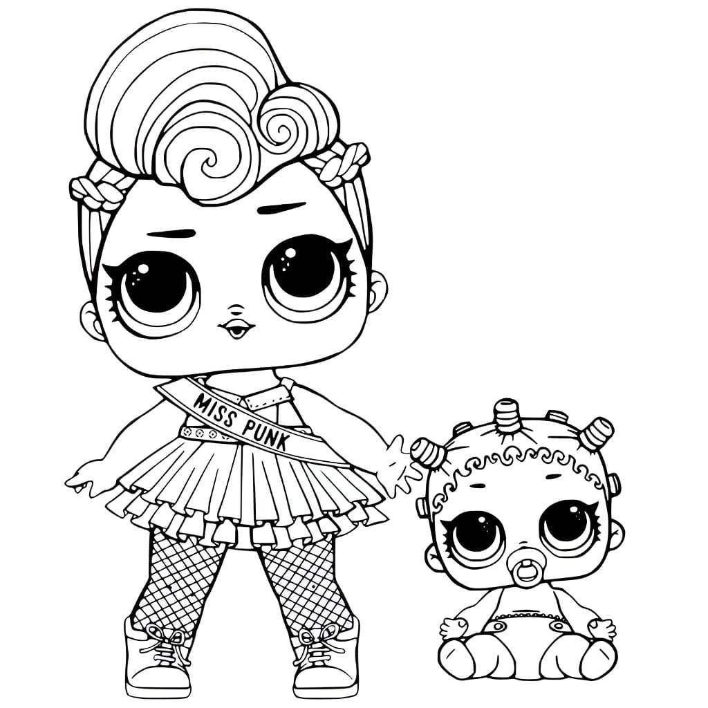 LOL Su Sese Doll coloring page.