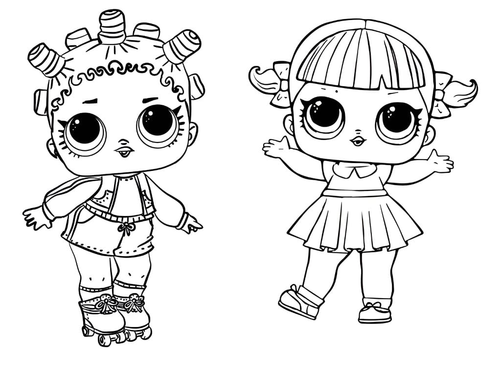 LOL Surprise Doll coloring page 3.