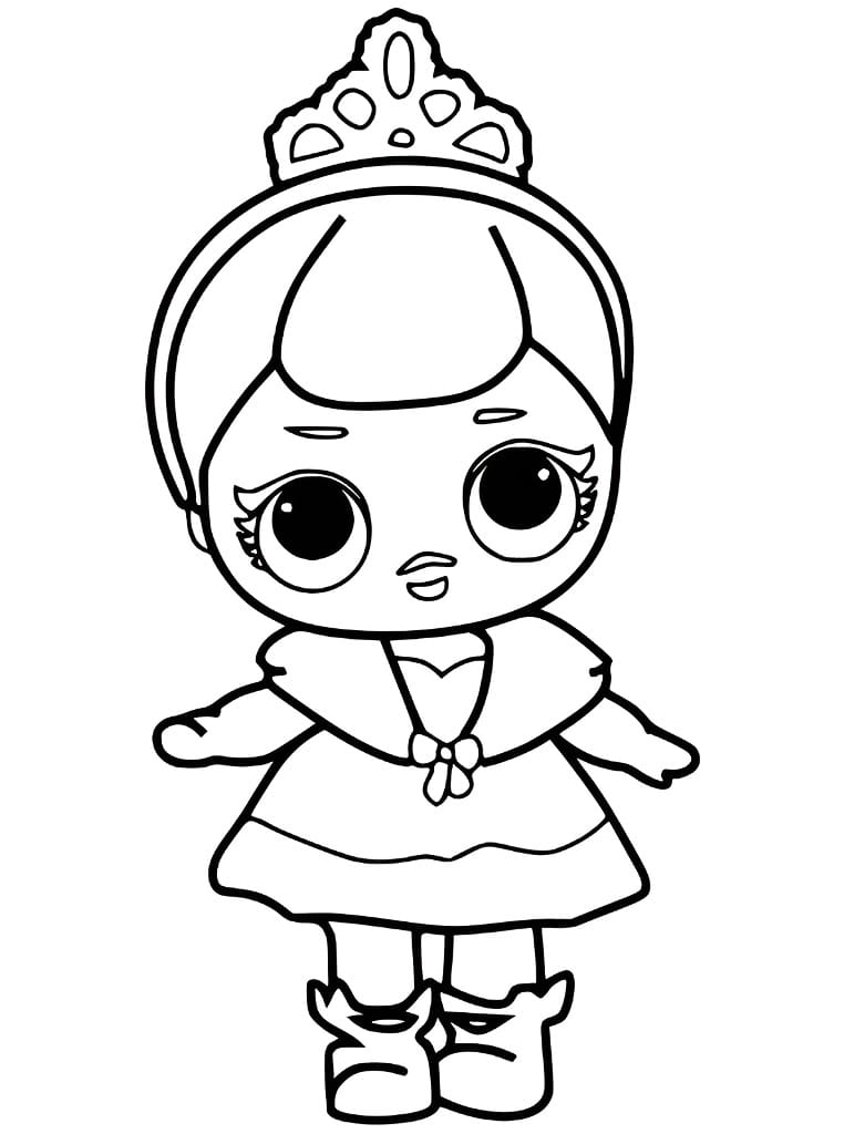 LOL Surprise Doll coloring page 4.