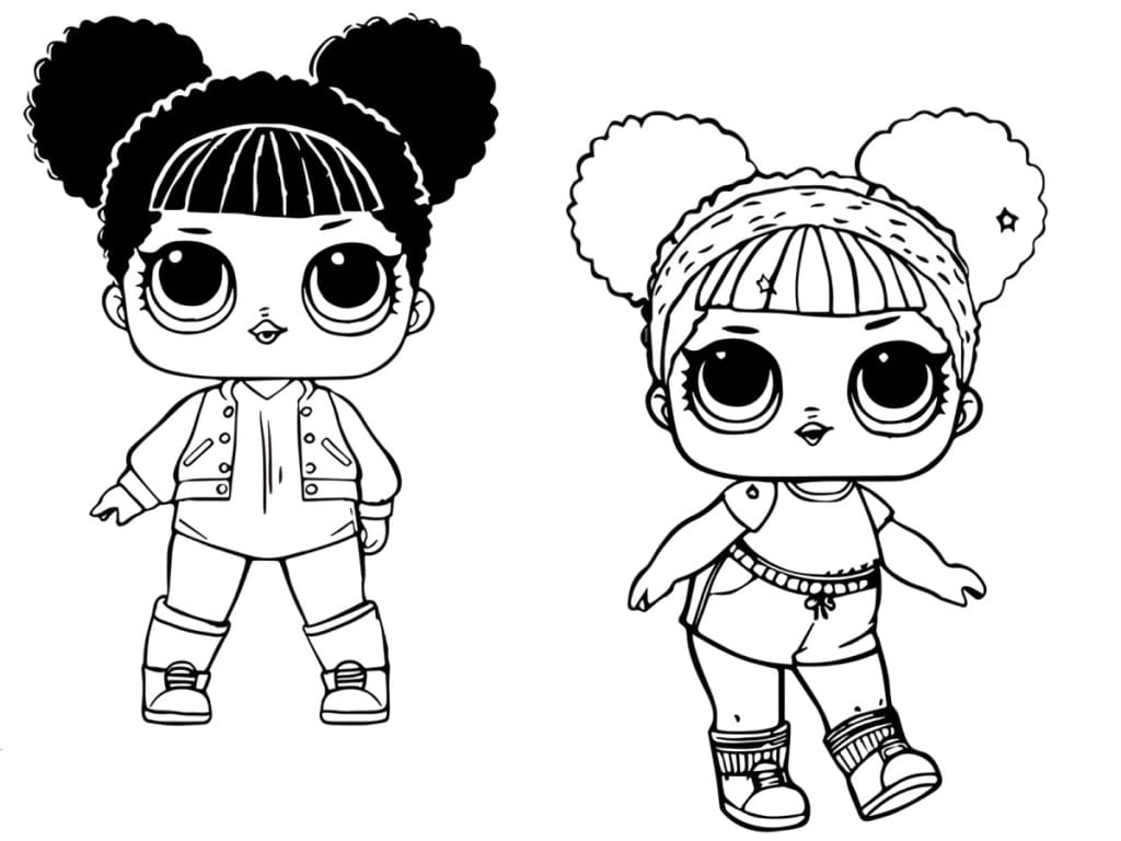 LOL Surprise Doll coloring page 6.