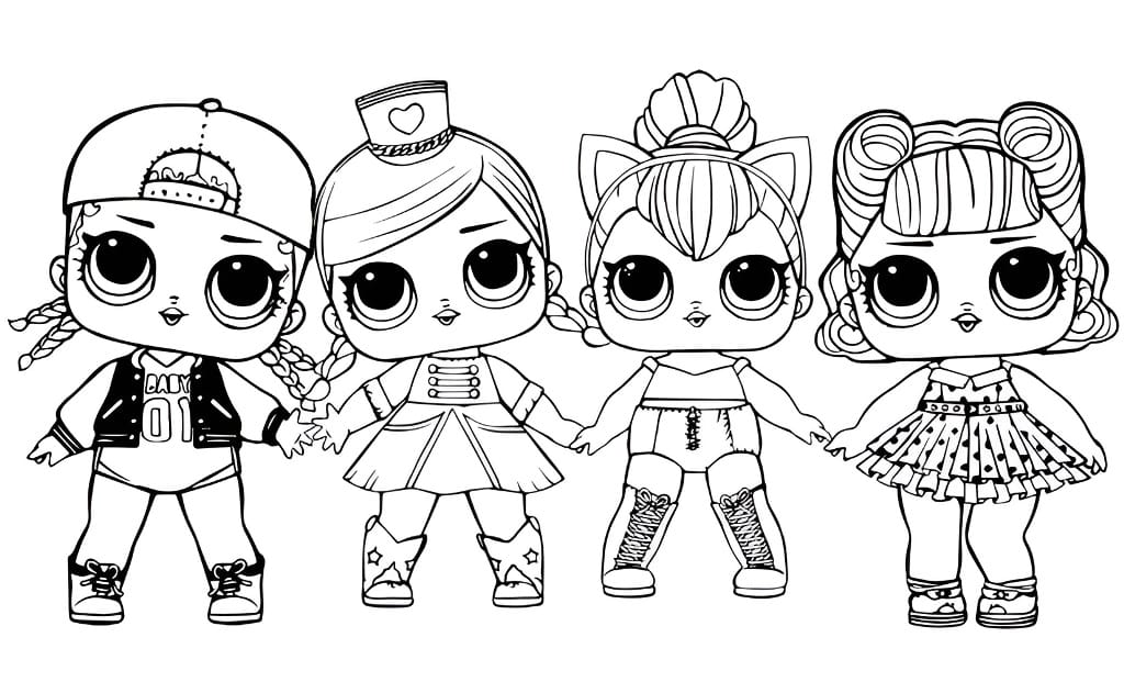 LOL Surprise Doll coloring page 7.