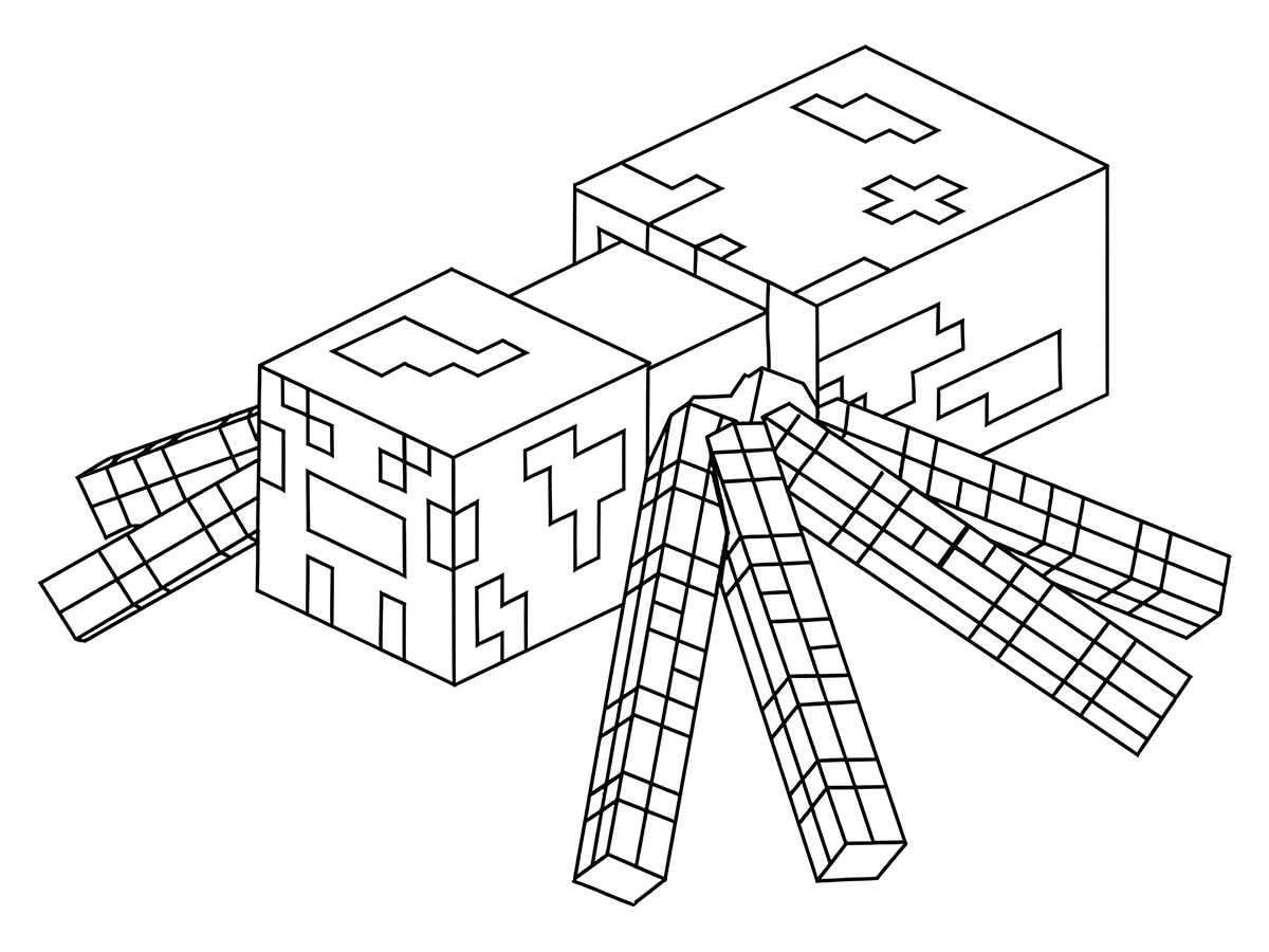 Minecraft coloring page 94