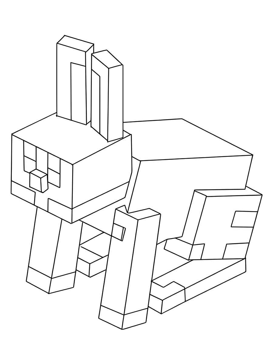 Minecraft coloring page 98