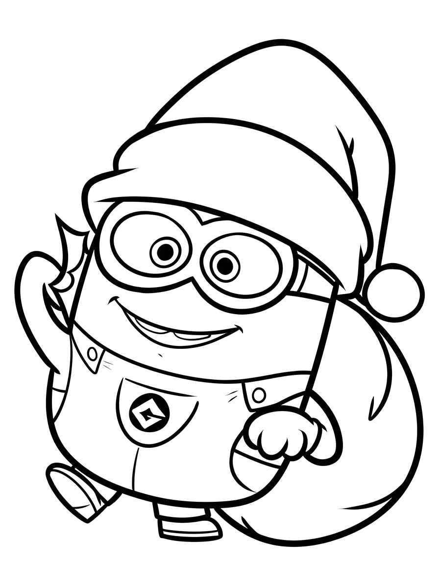 Minions coloring page 19.