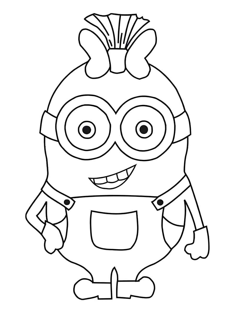 Minions coloring page 21.