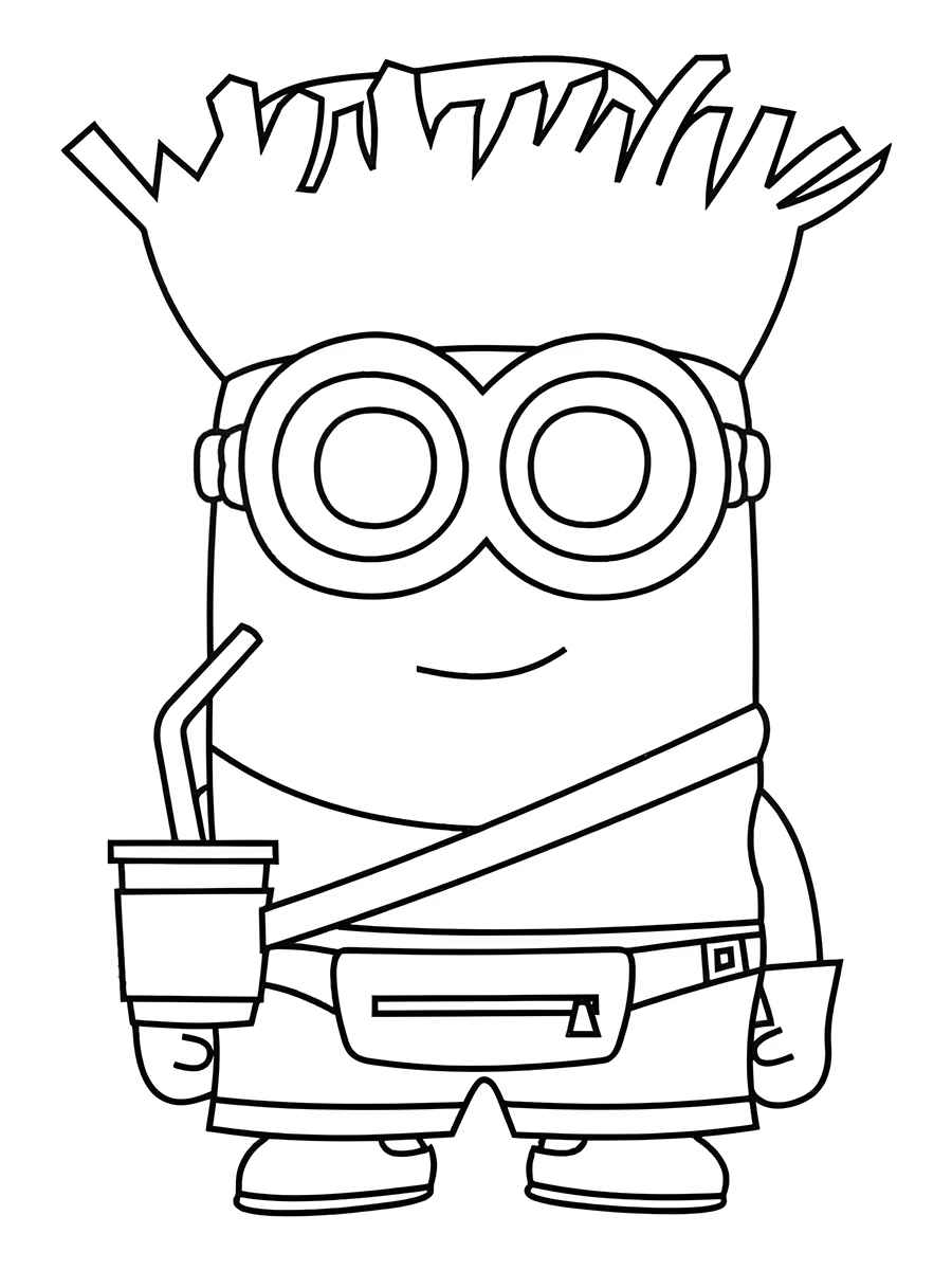 Minions coloring page 23.