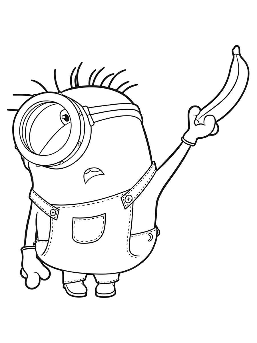 Minions coloring page 29.