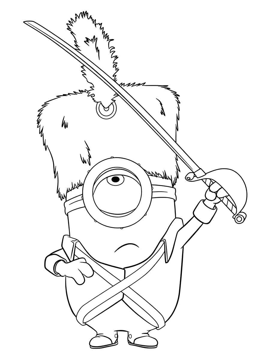 Minions coloring page 31.