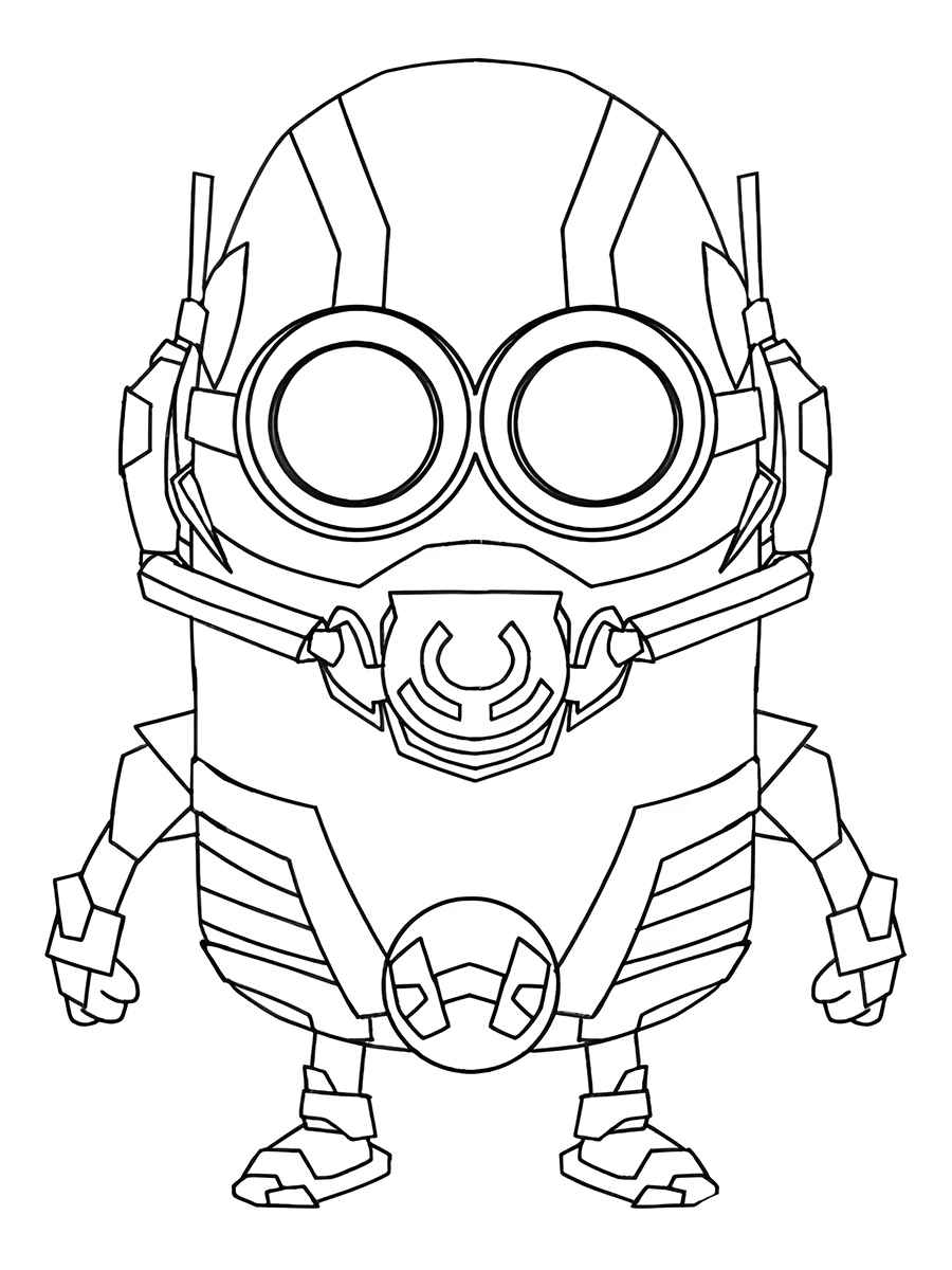 Minions coloring page 35.