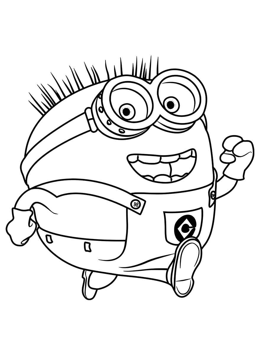 Minions coloring page 36.