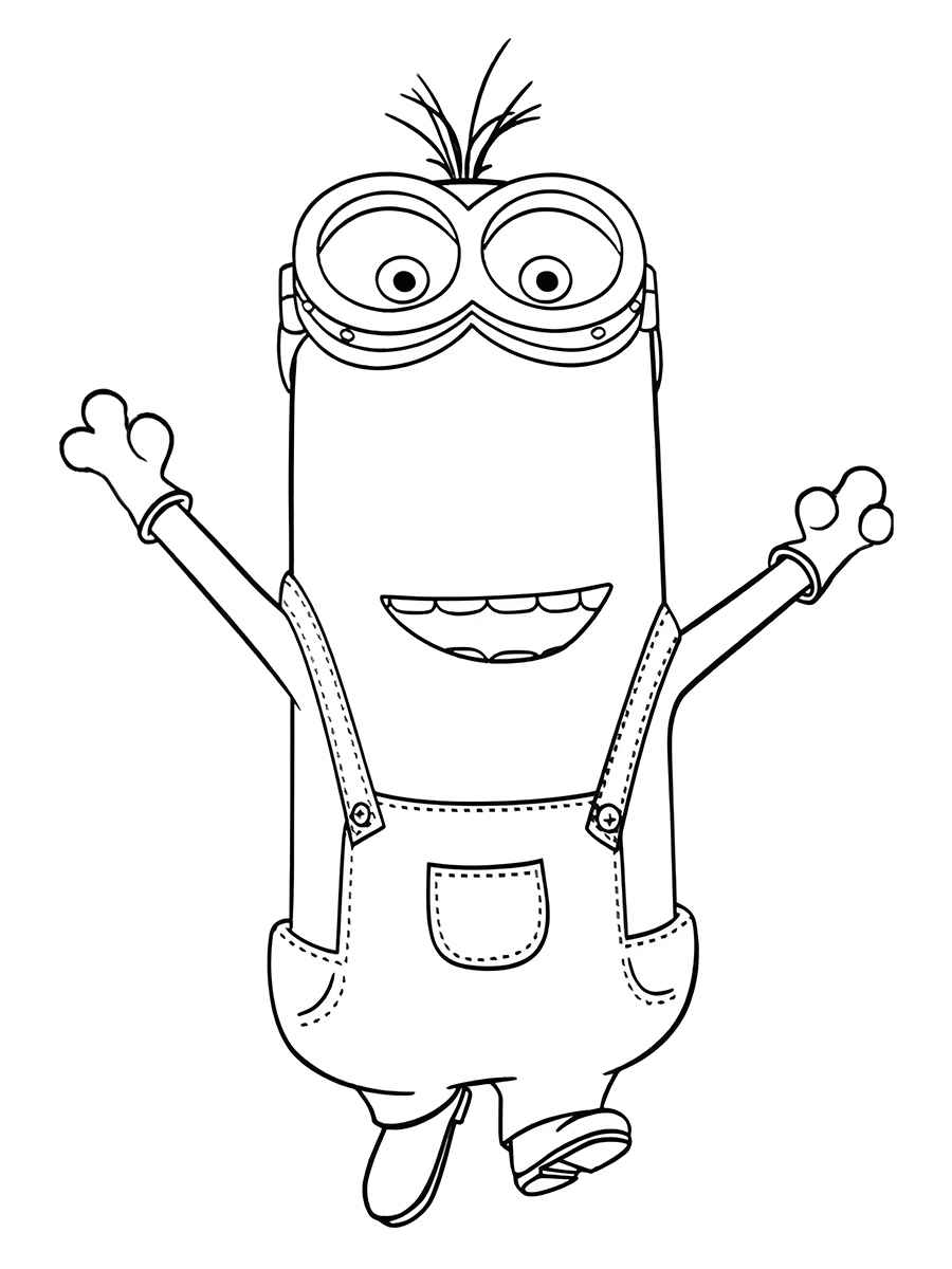 Minions coloring page 38.