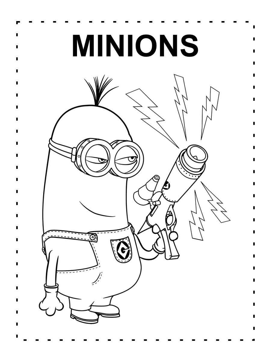 Minions coloring page 41.