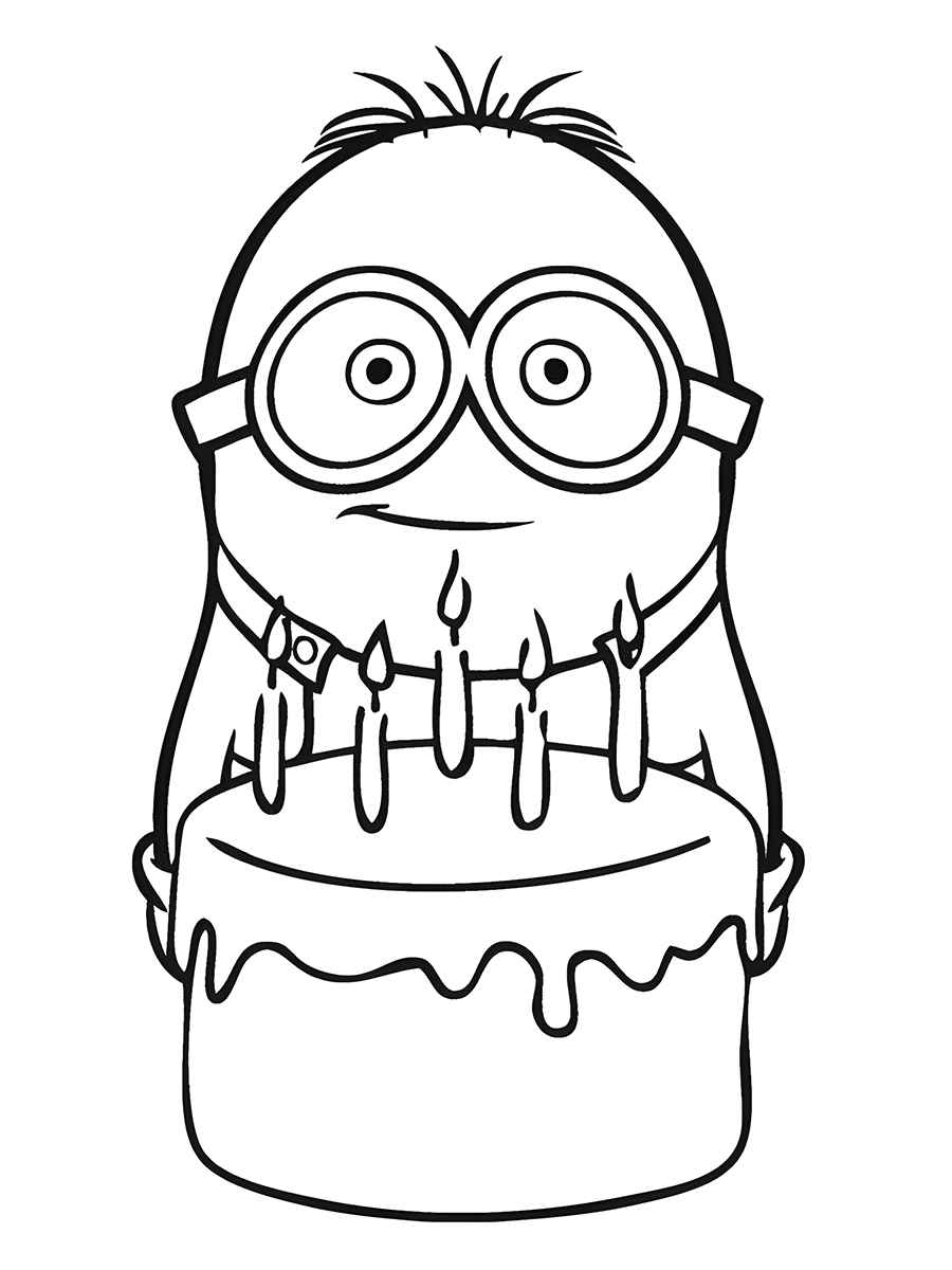 Minions coloring page 44.