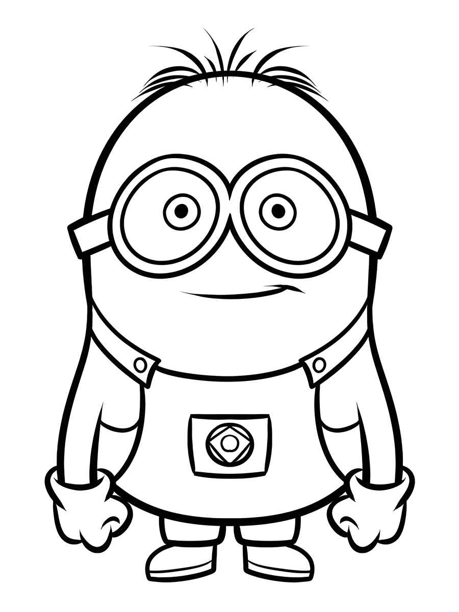 Minions coloring page 46.