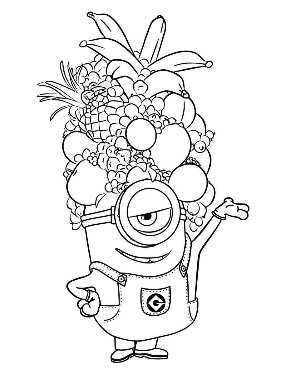 Minions coloring page 48.