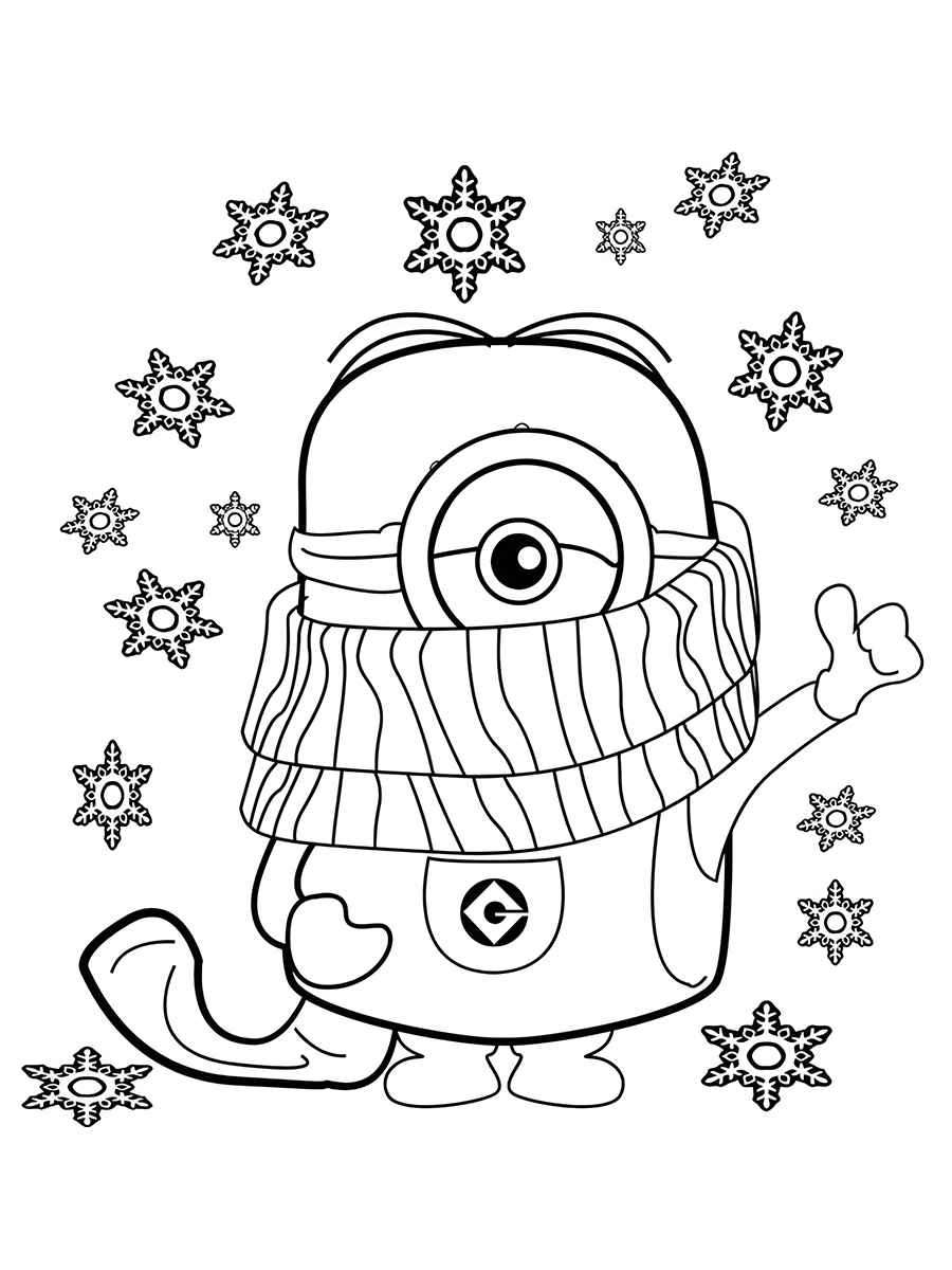 Minions coloring page 49.