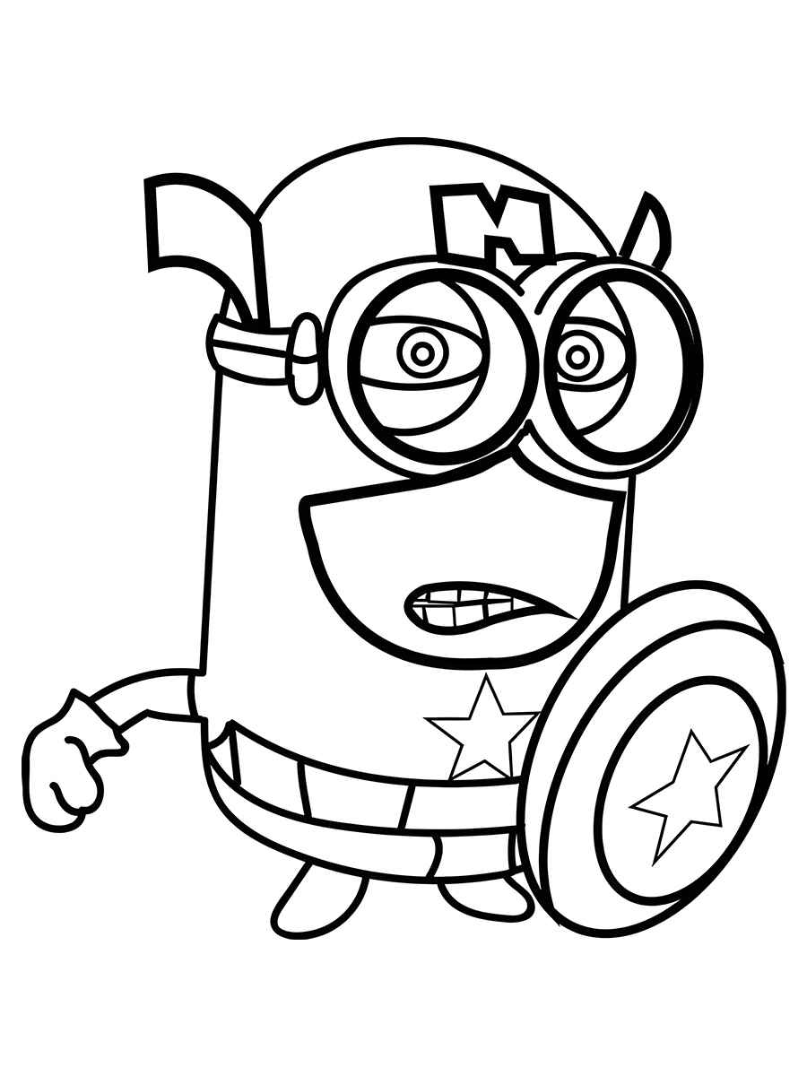 Minions coloring page 53.