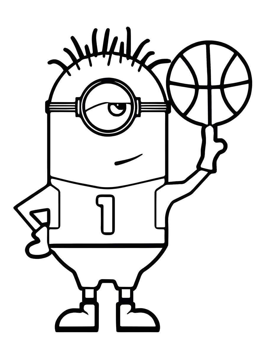 Minions coloring page 54.