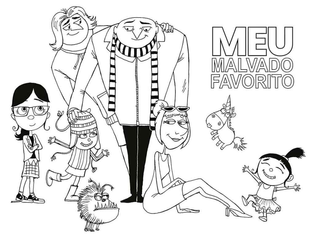 Minions Despicable Me coloring page 87.