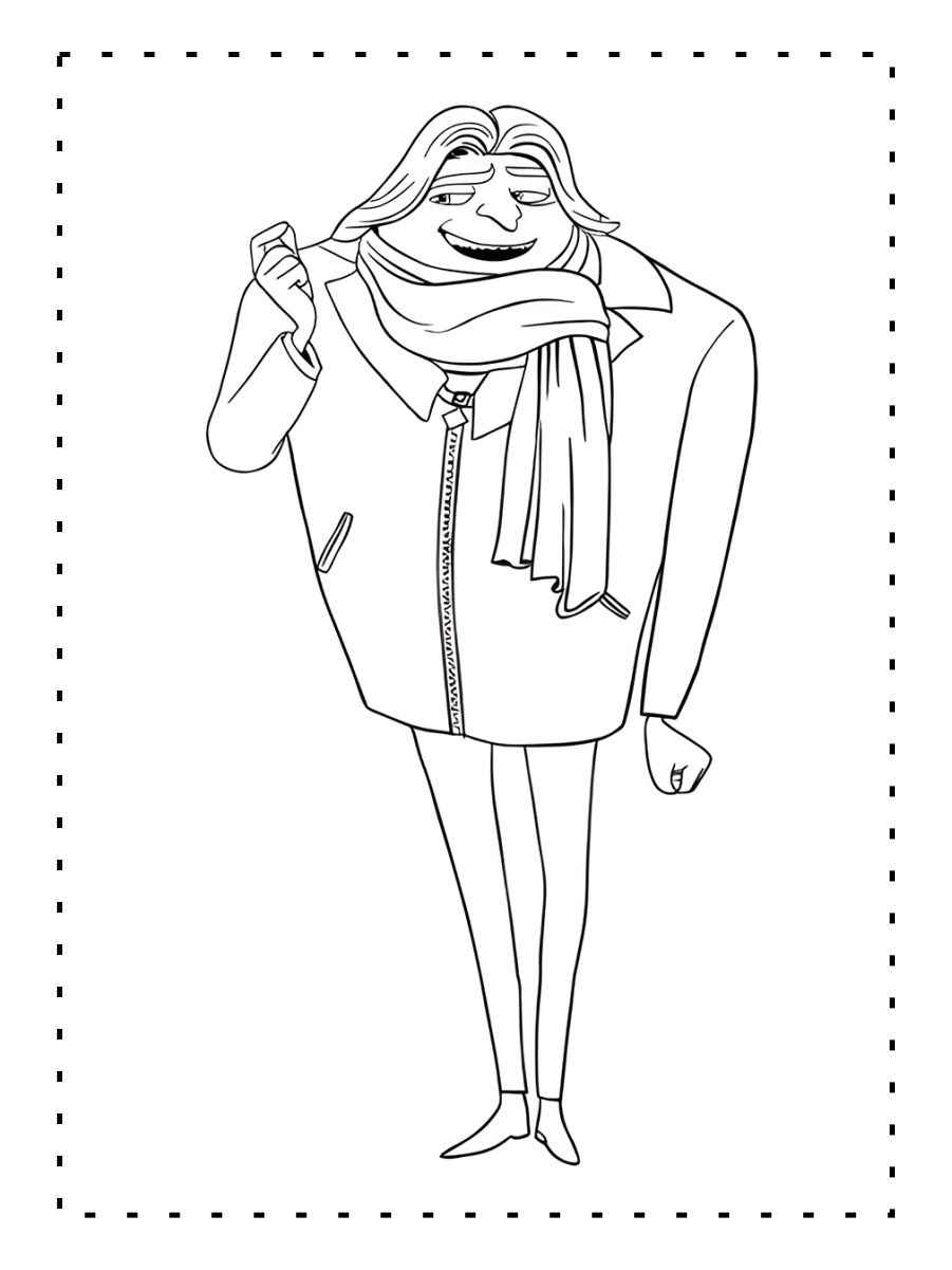 Minions Despicable Me coloring page 91.