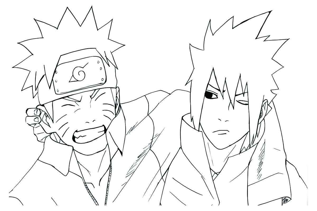 Naruto anime coloring page 72