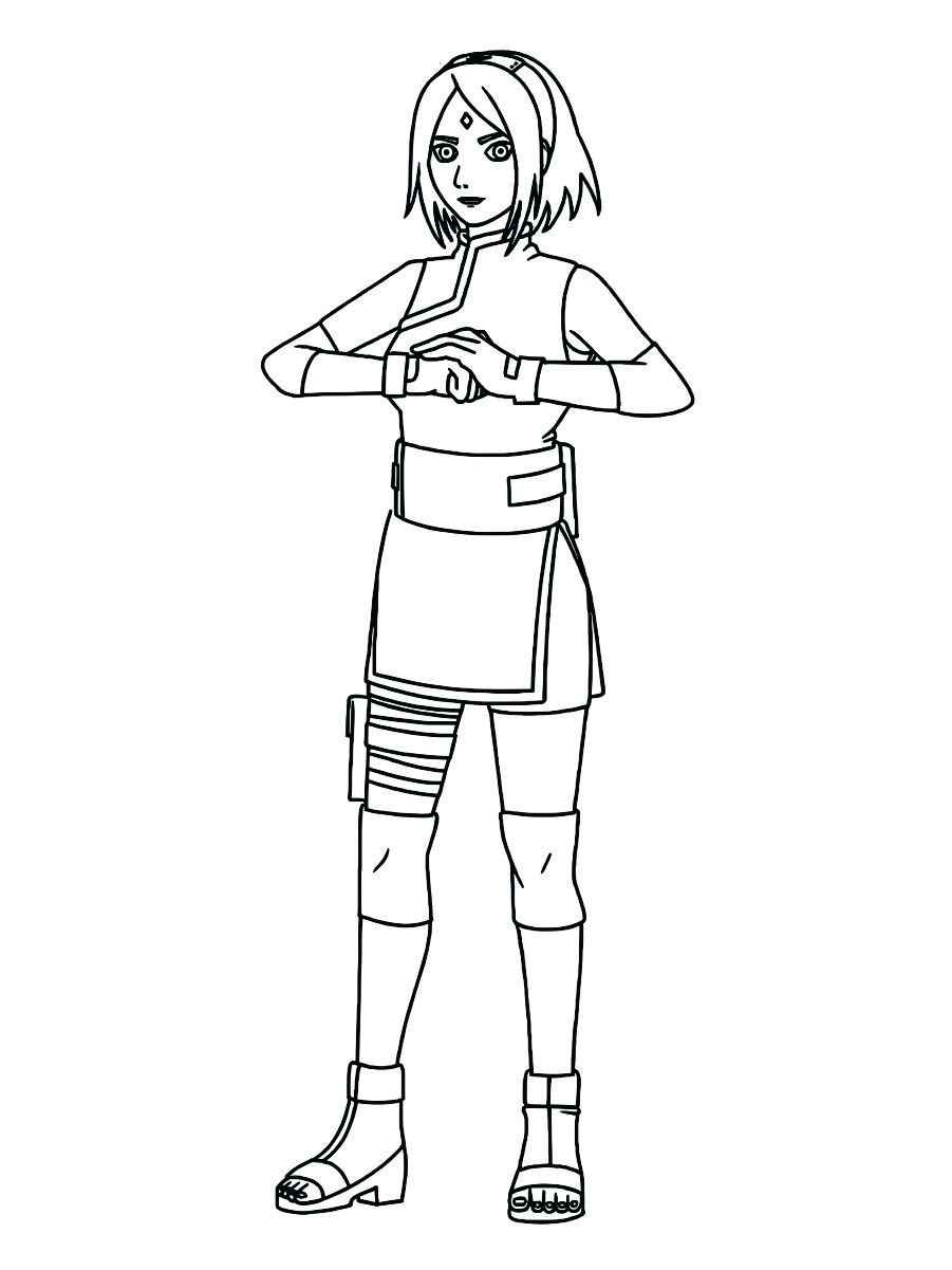 Naruto anime coloring page 94