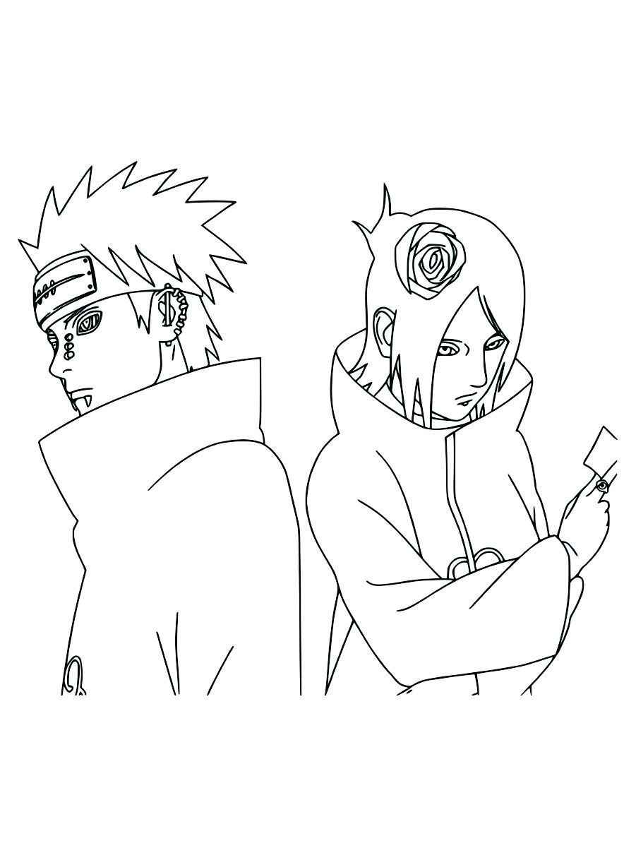 Naruto coloring page to print 67