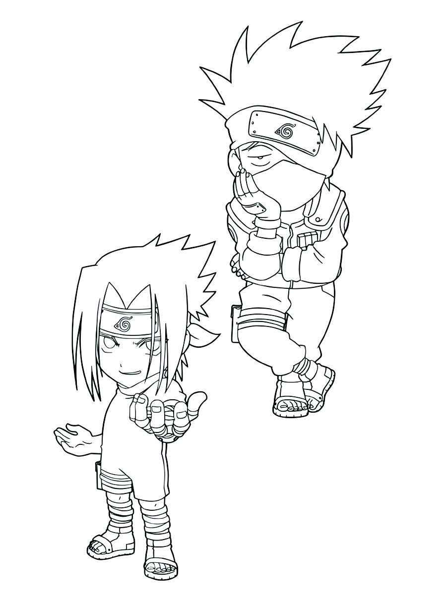 Naruto coloring page to print