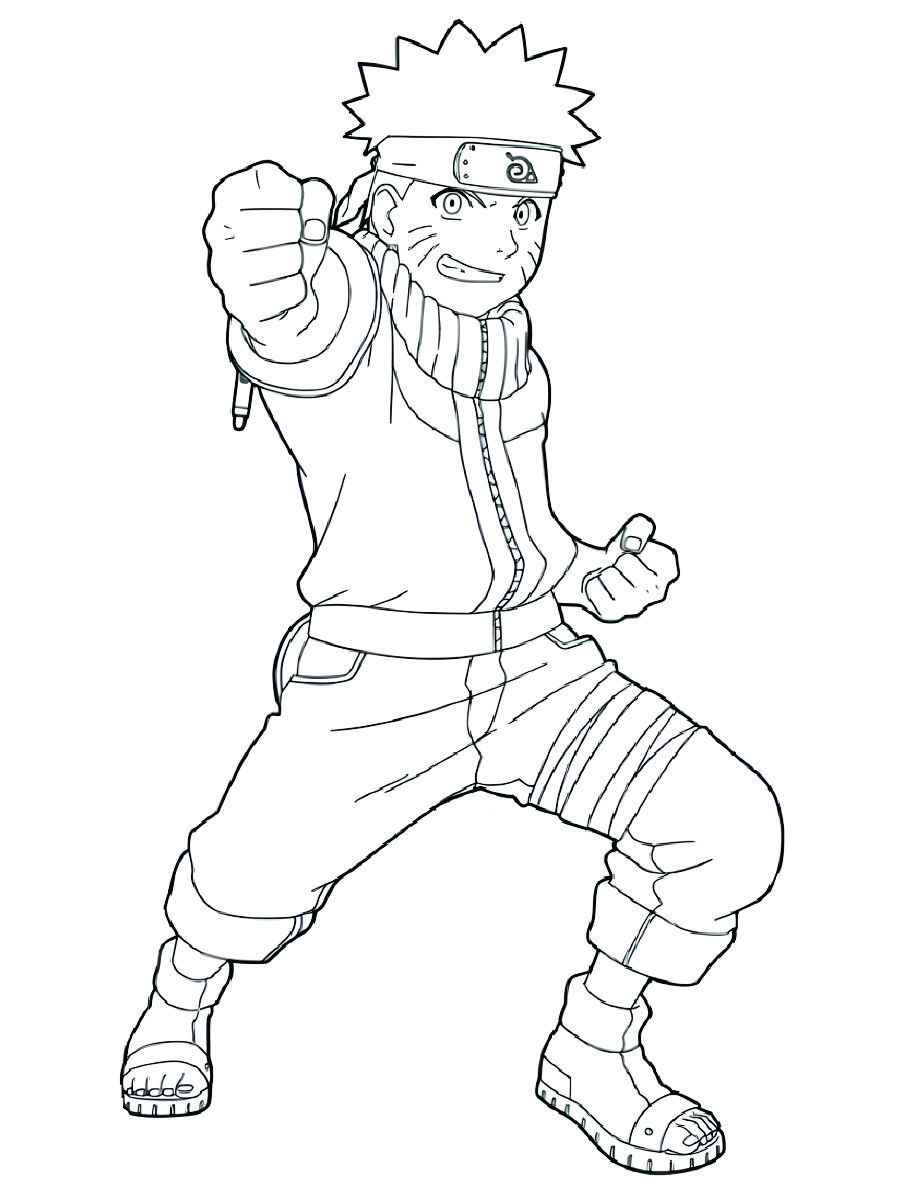 Naruto printable coloring page 6