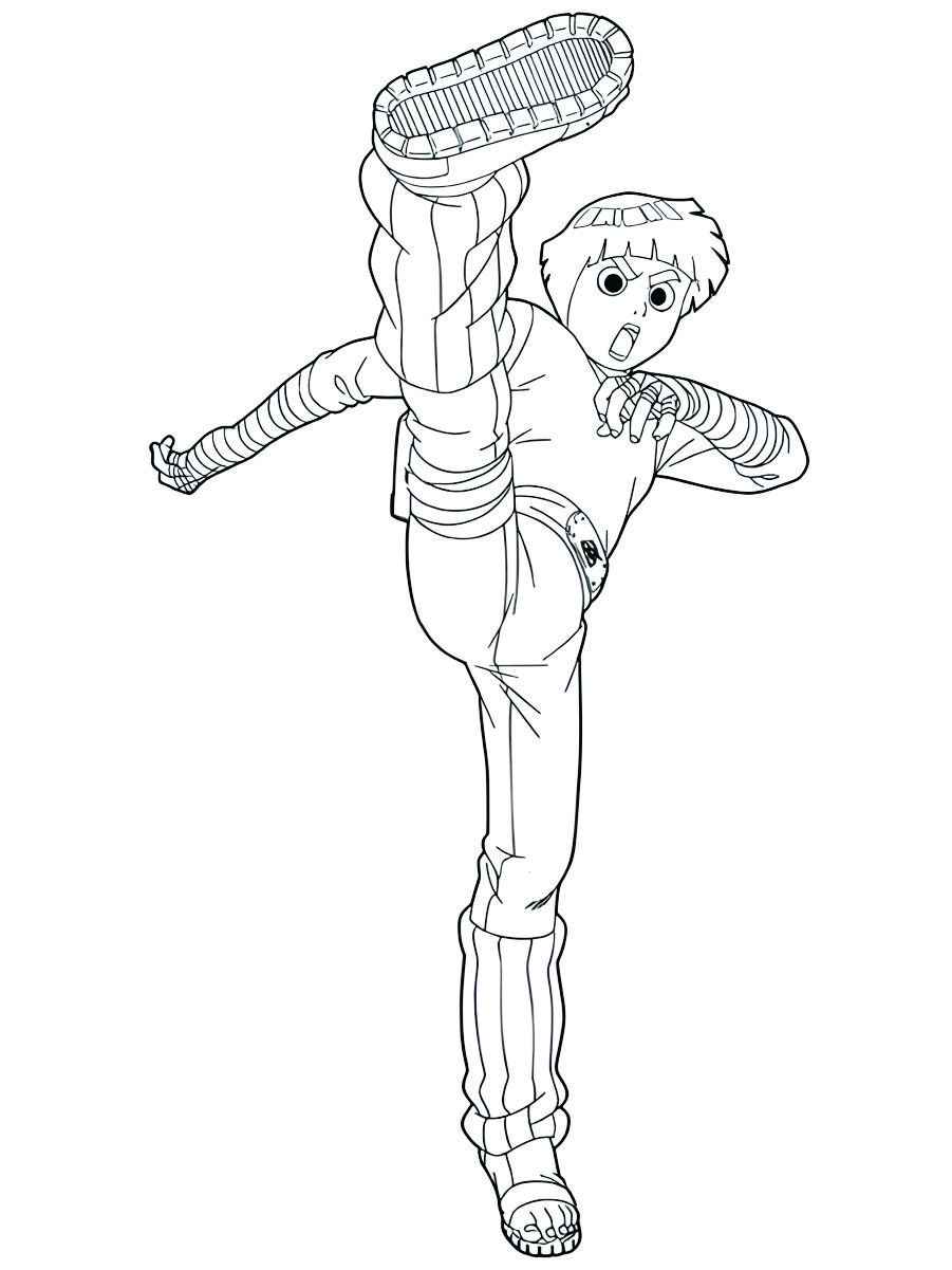 Naruto printable coloring page