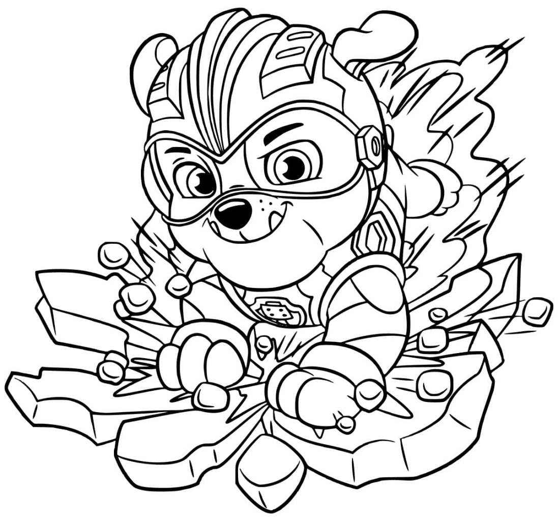 Paw Patrol coloring page number 11