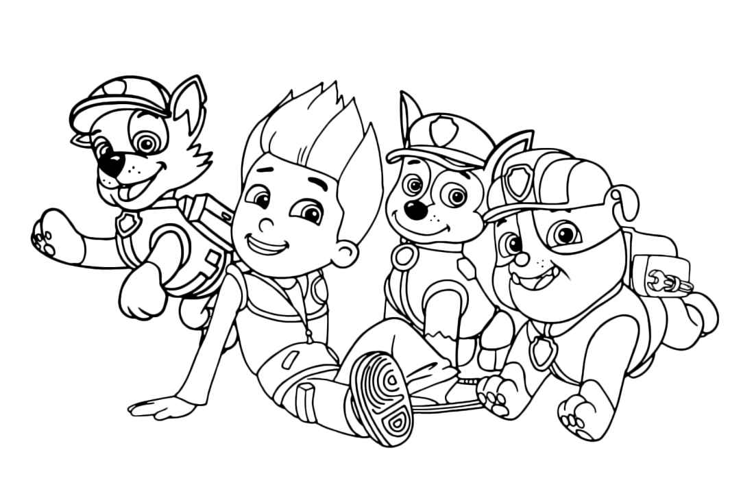 Paw Patrol coloring page number 12