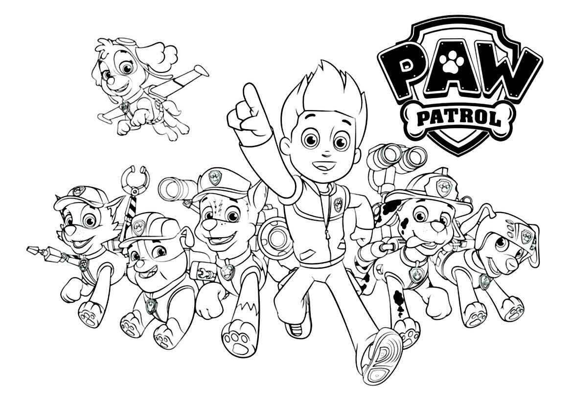 Paw Patrol coloring page number 18