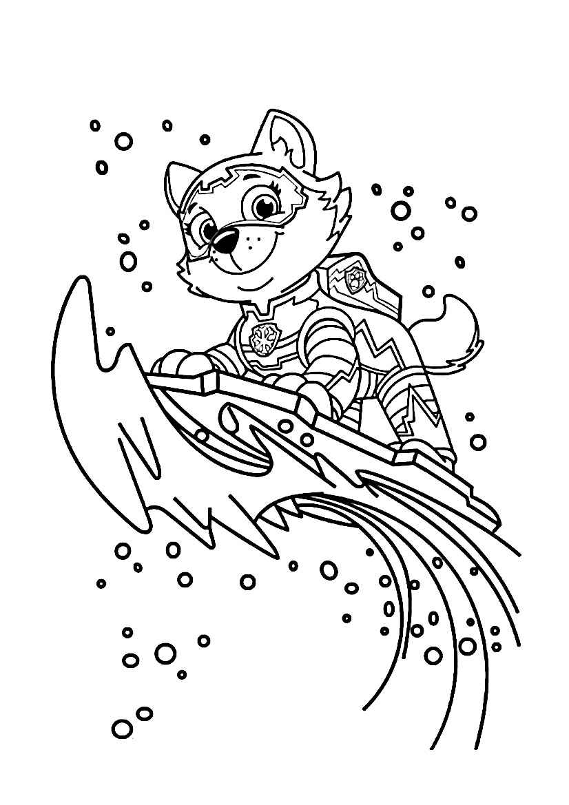 Paw Patrol coloring page number 23