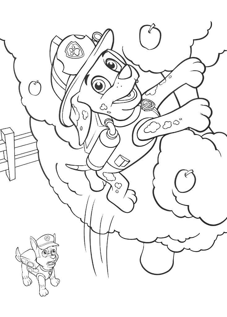 Paw Patrol coloring page number 29