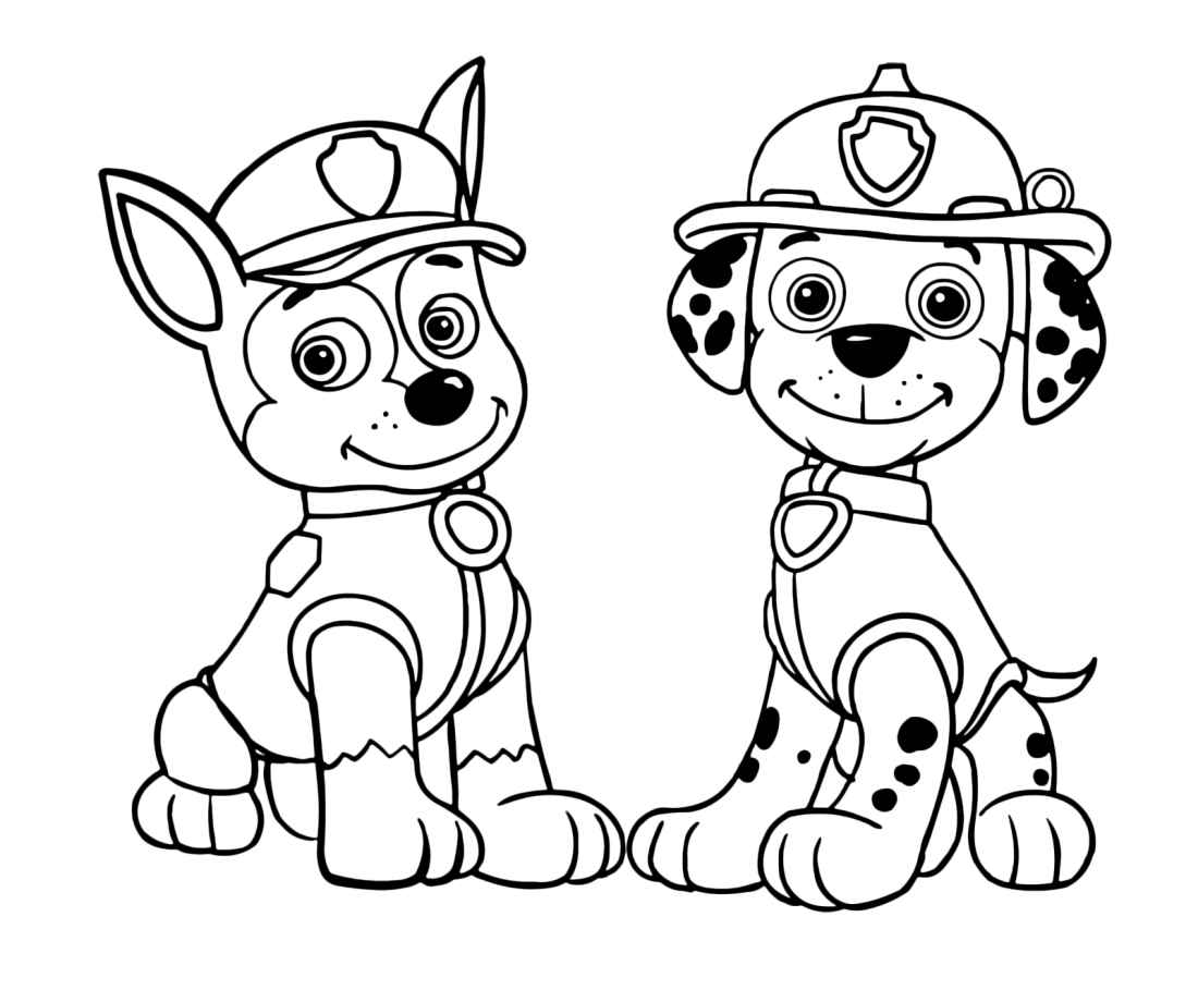 Paw Patrol coloring page number 4