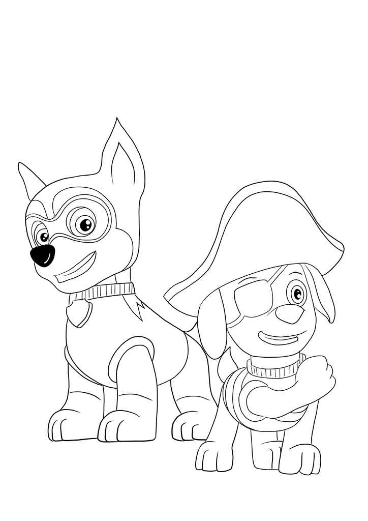 Paw Patrol coloring page number 47