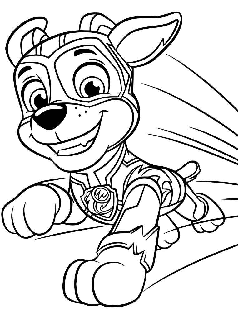 Paw Patrol coloring page