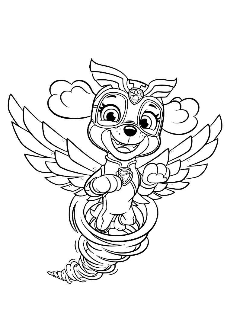 Paw Patrol coloring page print