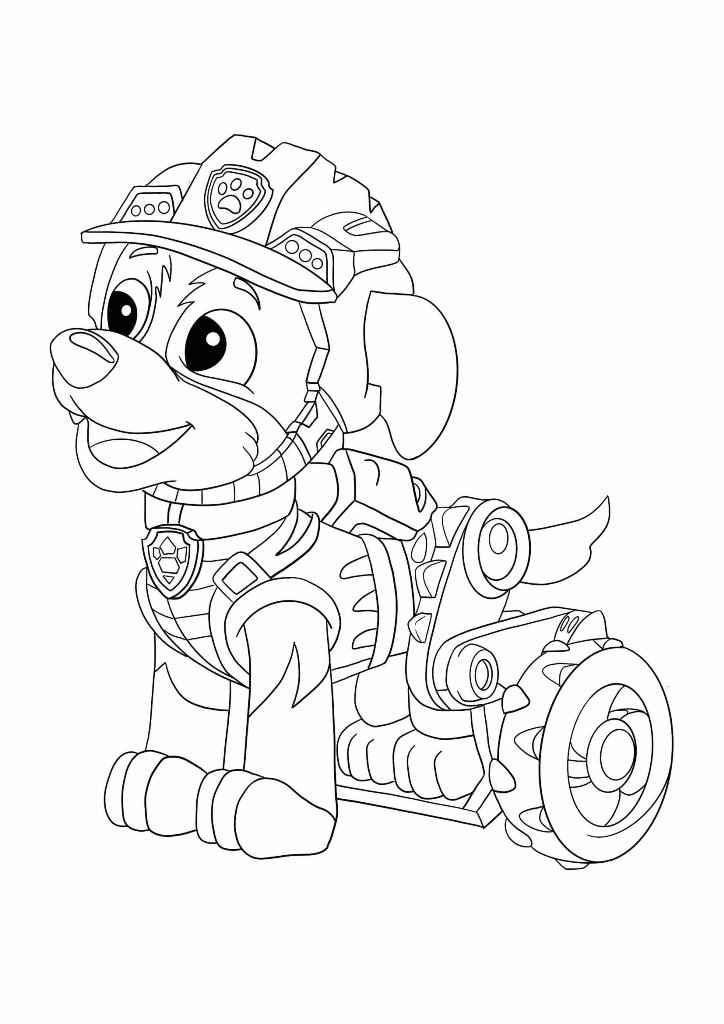 Paw Patrol coloring page of Rex number 67