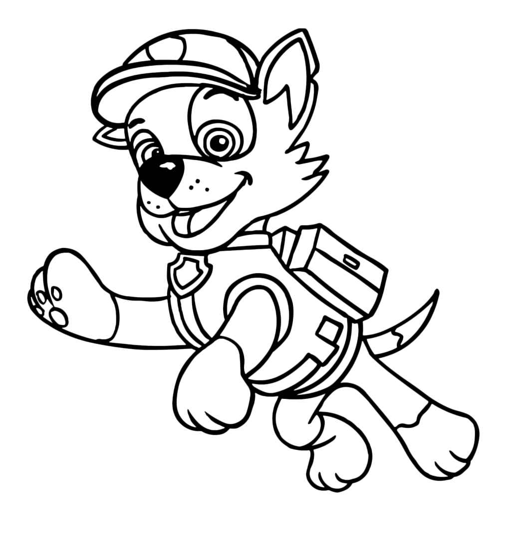 Paw Patrol coloring page of Rocky number 17