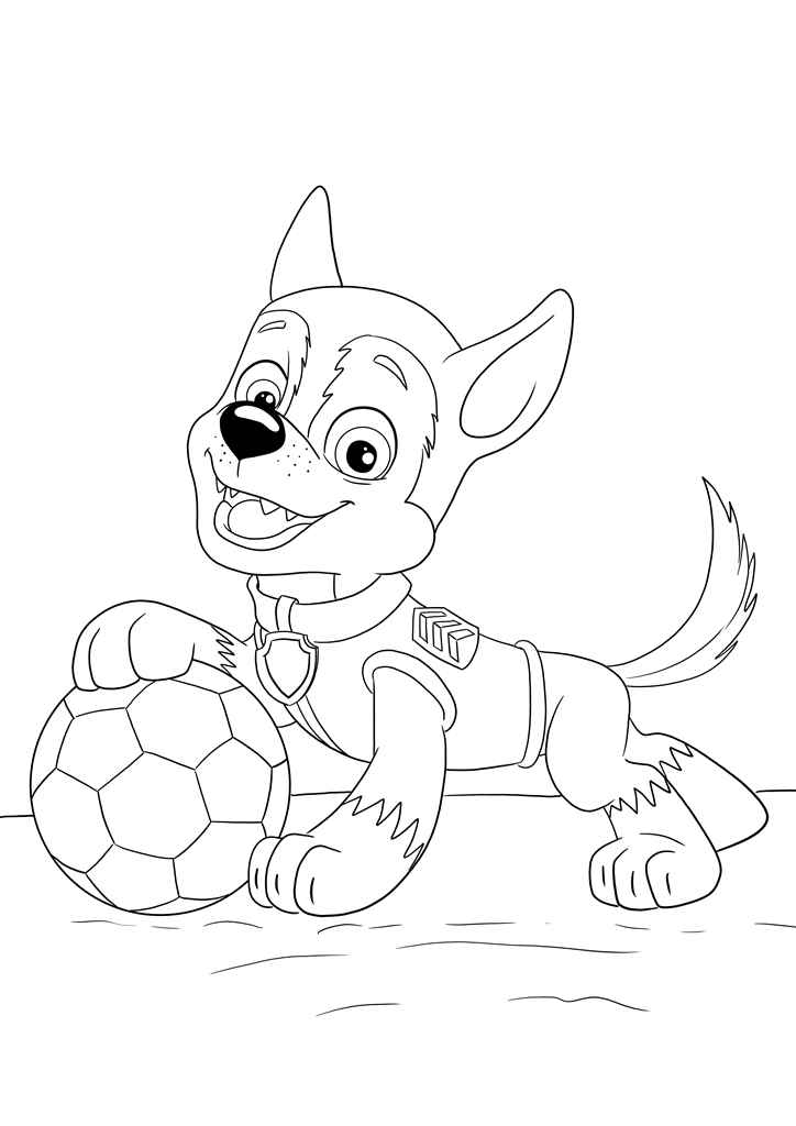 Paw Patrol coloring page to print