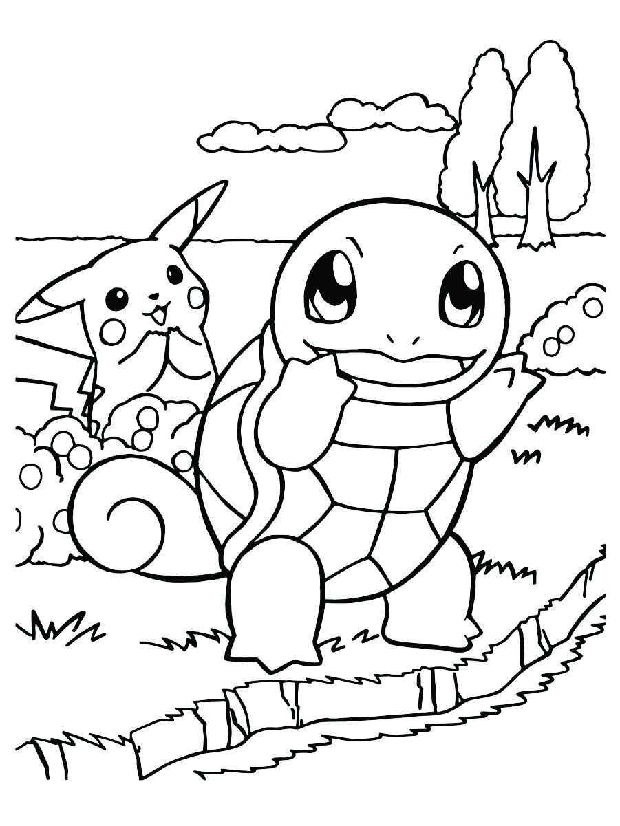 Pokémon coloring page 23.