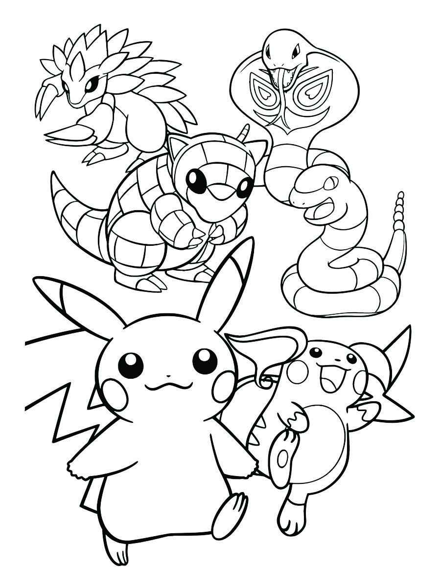 Printable Pokémon coloring pages 58.