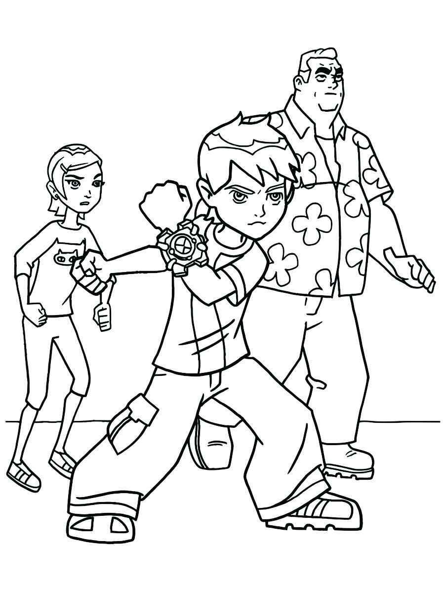 Ben 10 Coloring Pages