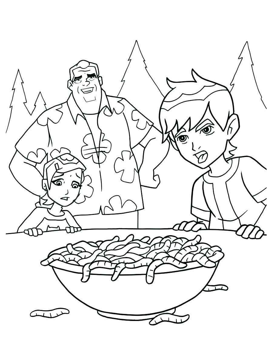 Printable Ben 10 coloring page 45